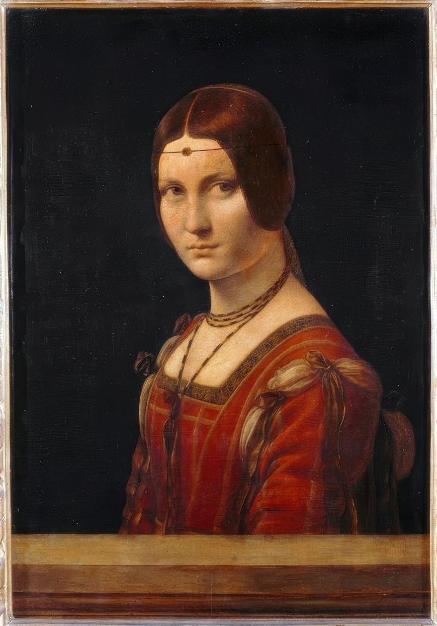 La Belle Ferronnière av Leonardo da Vinci