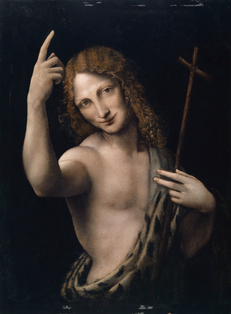 Døperen Johannes, 1505-07 av Leonardo da Vinci