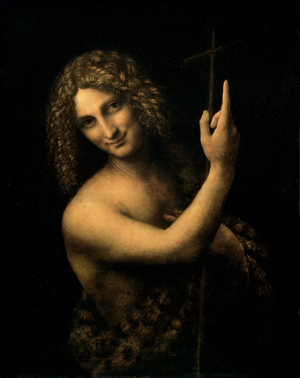 Døperen Johannes, 1513-16 av Leonardo da Vinci
