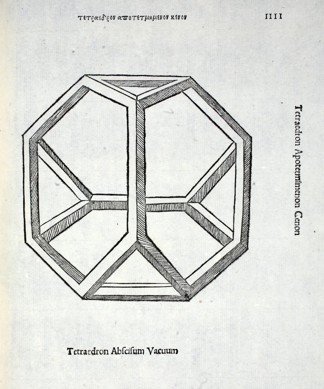 Tetraedron Abscissum Vacuum, illustrasjon fra 