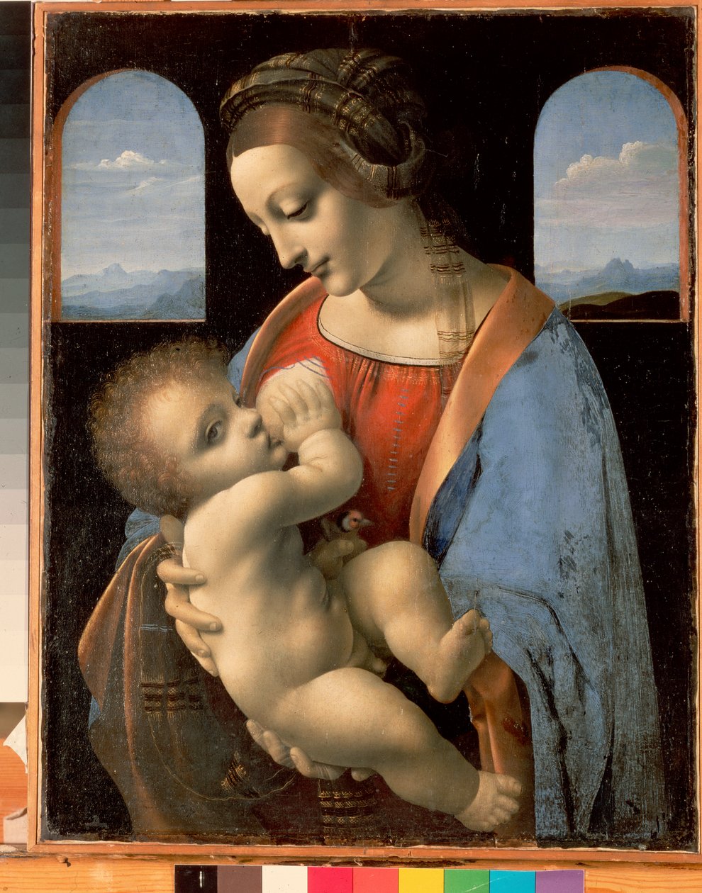 The Madonna and Child (The Litta Madonna) av Leonardo da Vinci