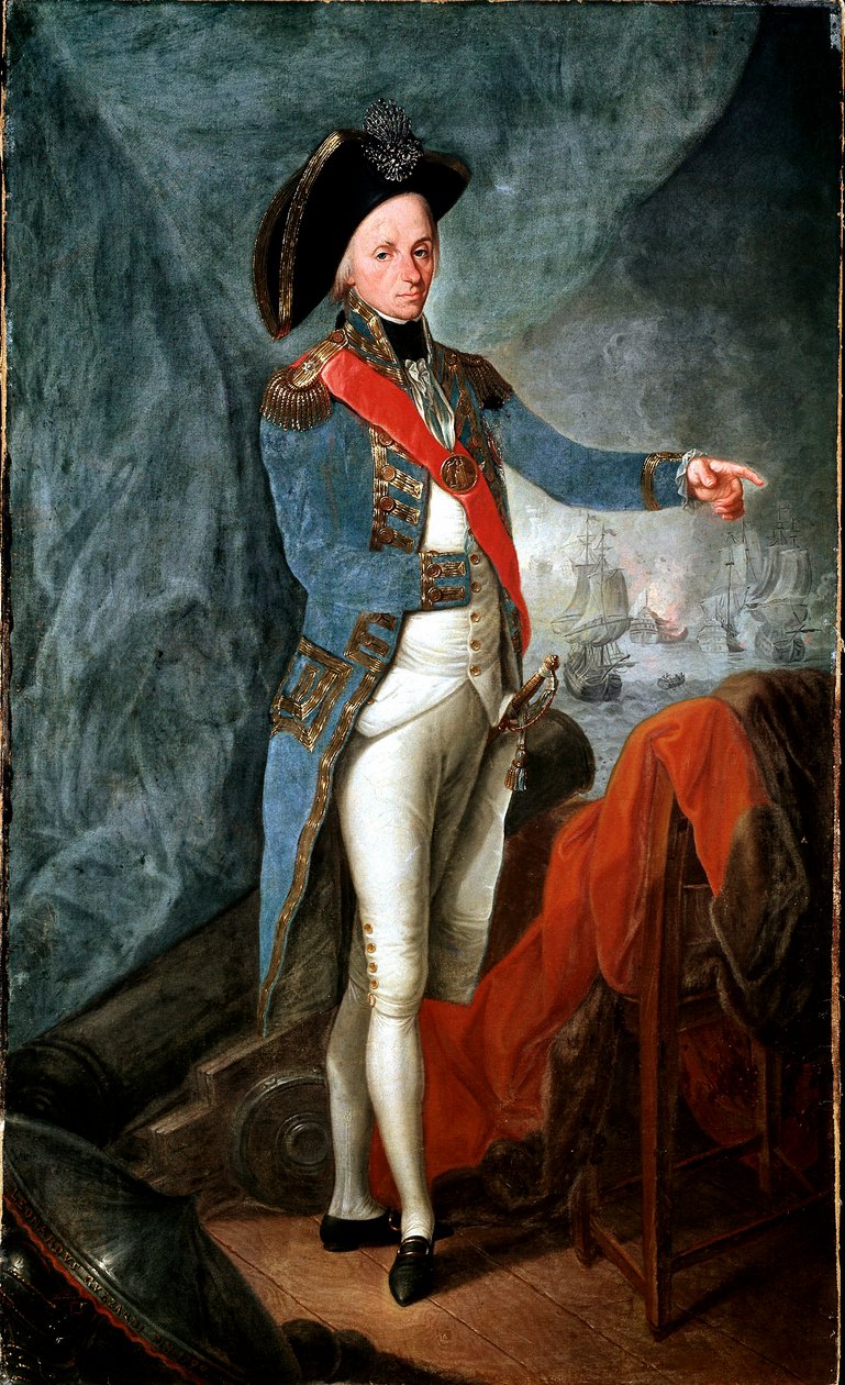 Portrett av Horatio Nelson av Leonardo Guzzardi
