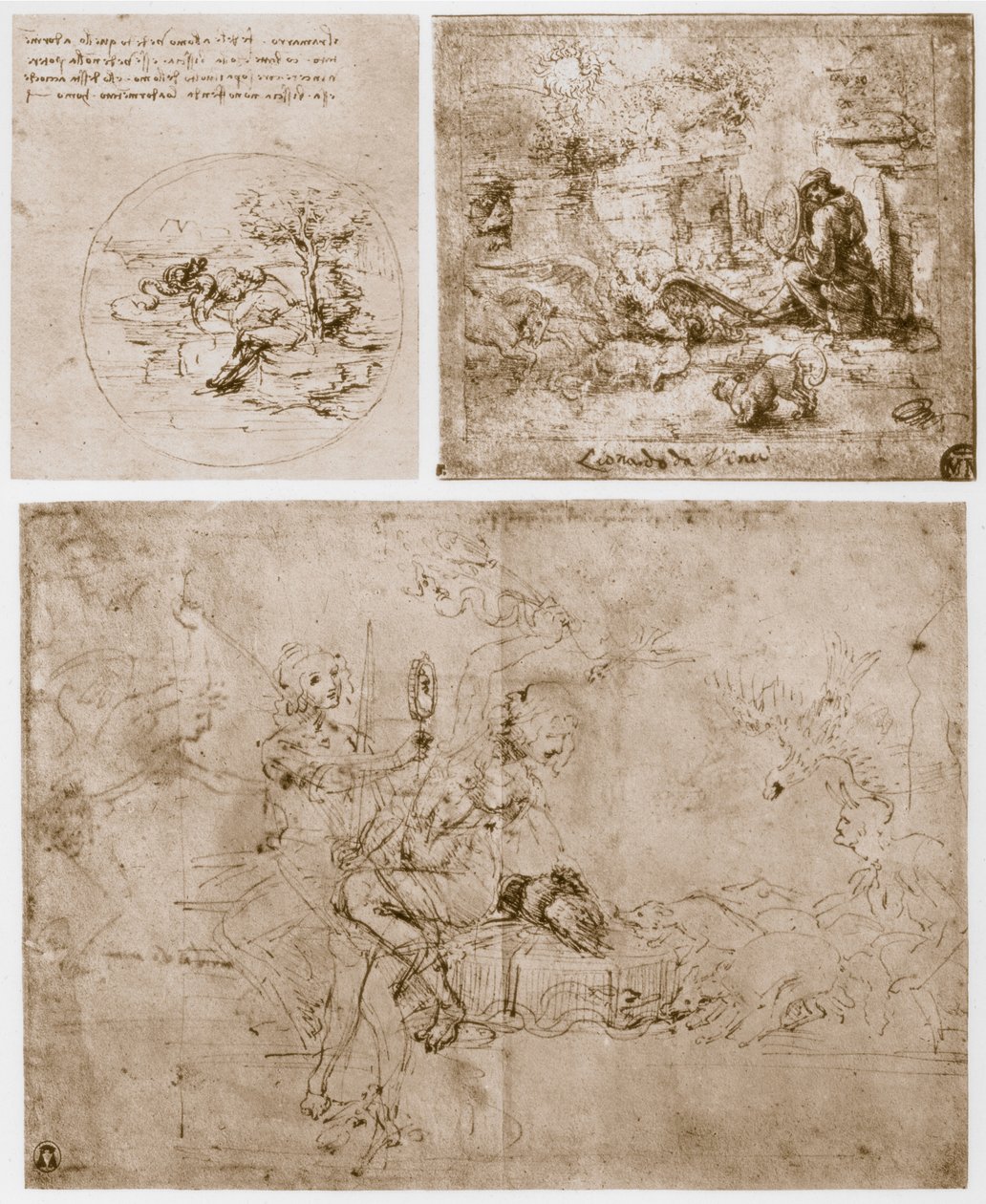 Allegorier, 1400-tallet. av Leonardo da Vinci