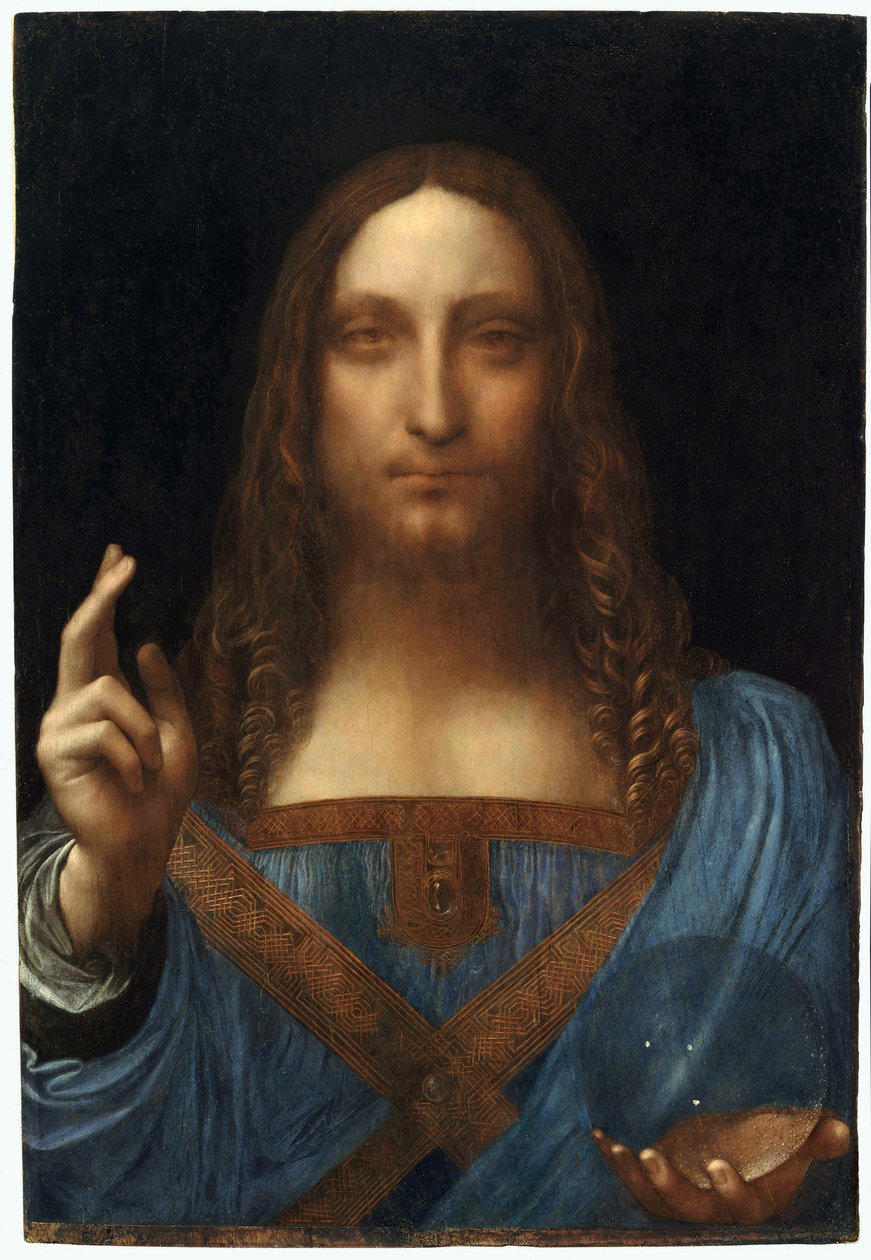 Før Kristus oss Salvatore av Leonardo da Vinci