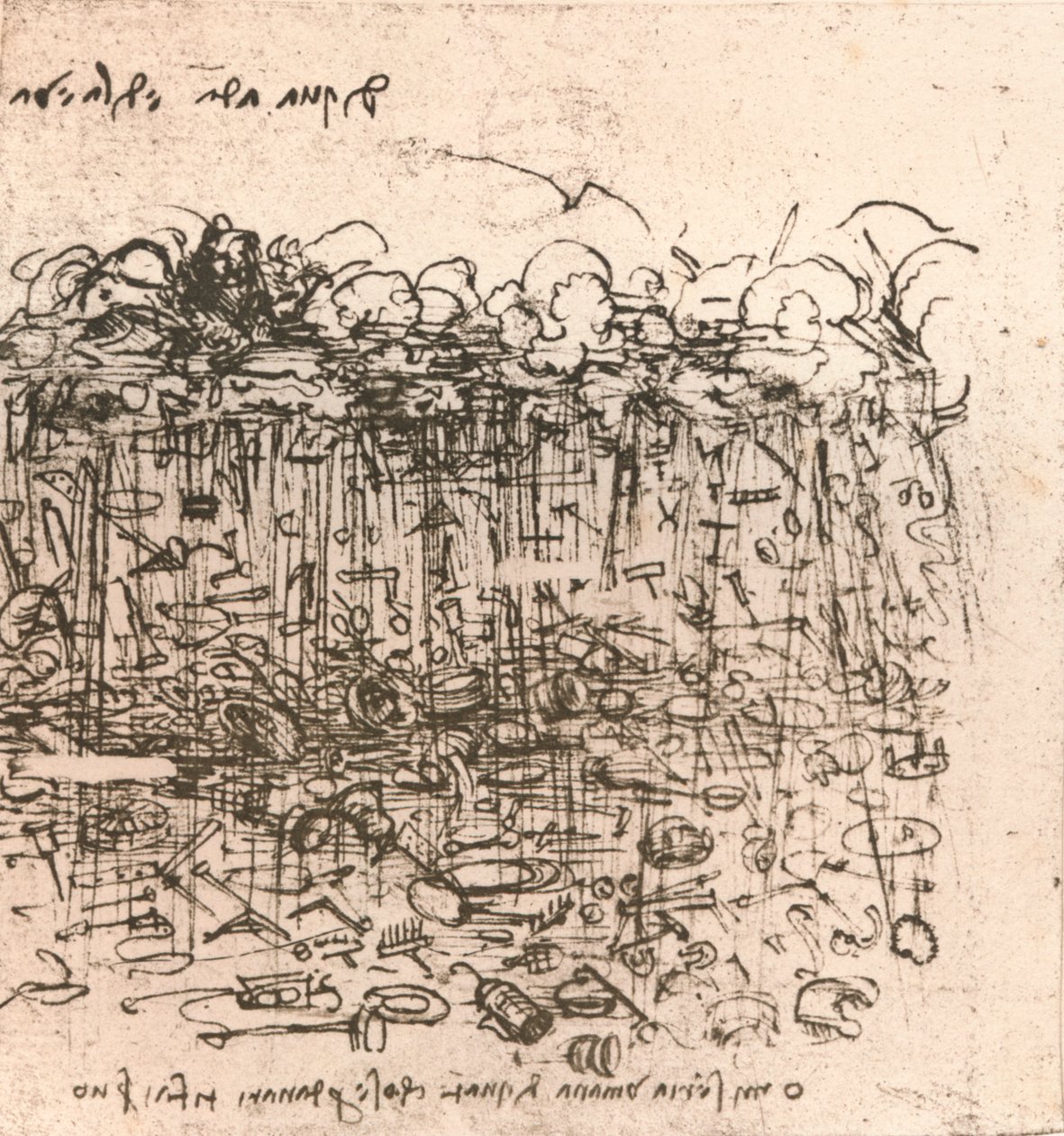 Emblematisk representasjon, c1472-c1519 1883 av Leonardo da Vinci