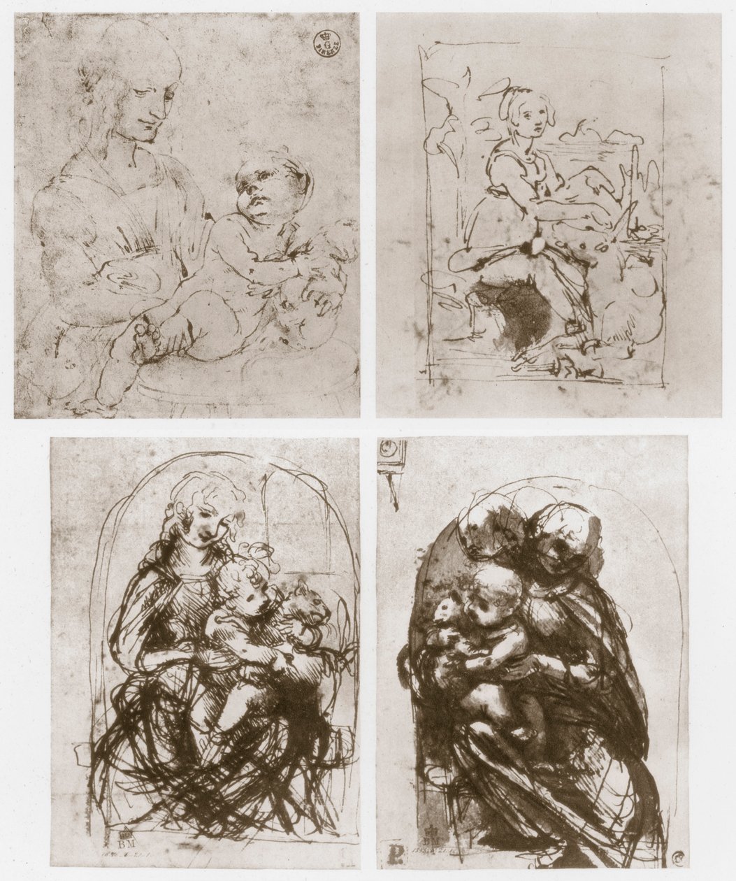 Madonna, 1400-tallet. av Leonardo da Vinci