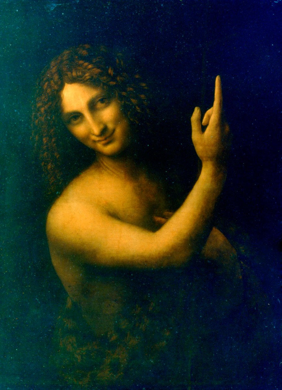 Døperen Johannes, 1513-1516 av Leonardo da Vinci