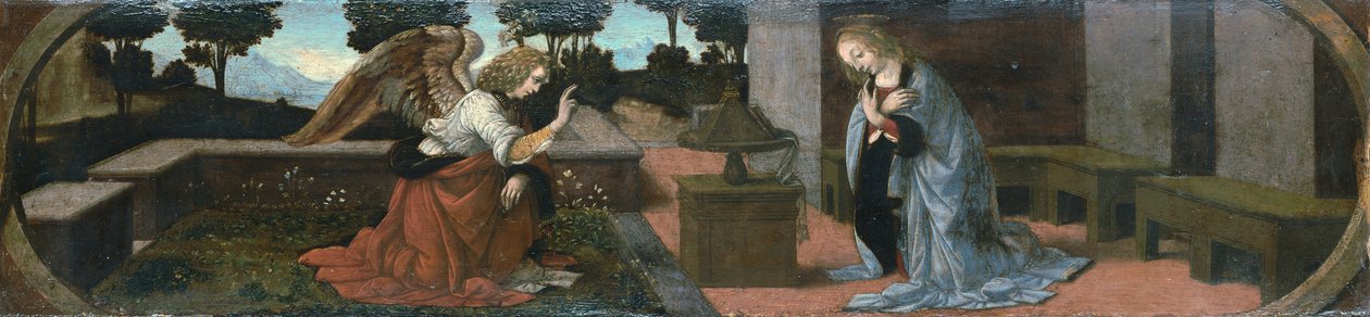 Bebudelsen, 1478 av Leonardo da Vinci