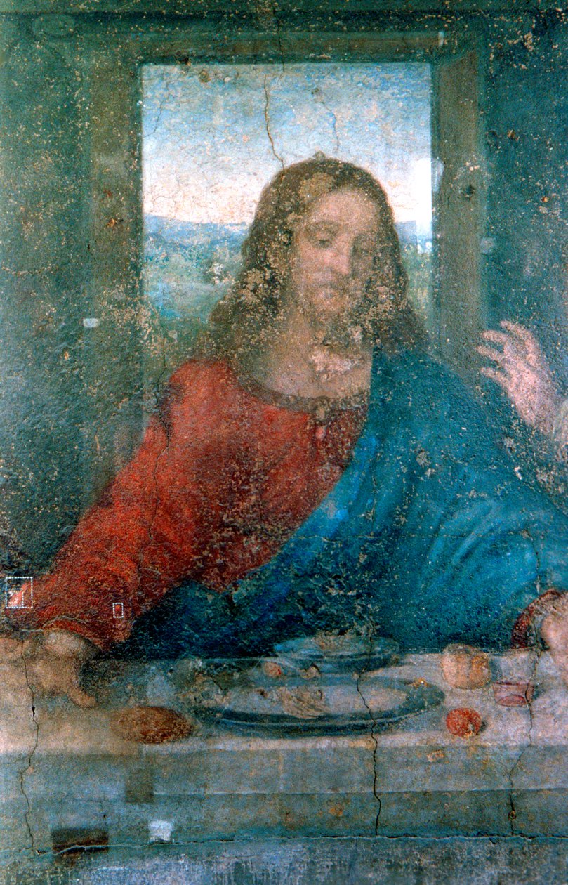 Nattverden, detalj, 1495-1498 av Leonardo da Vinci