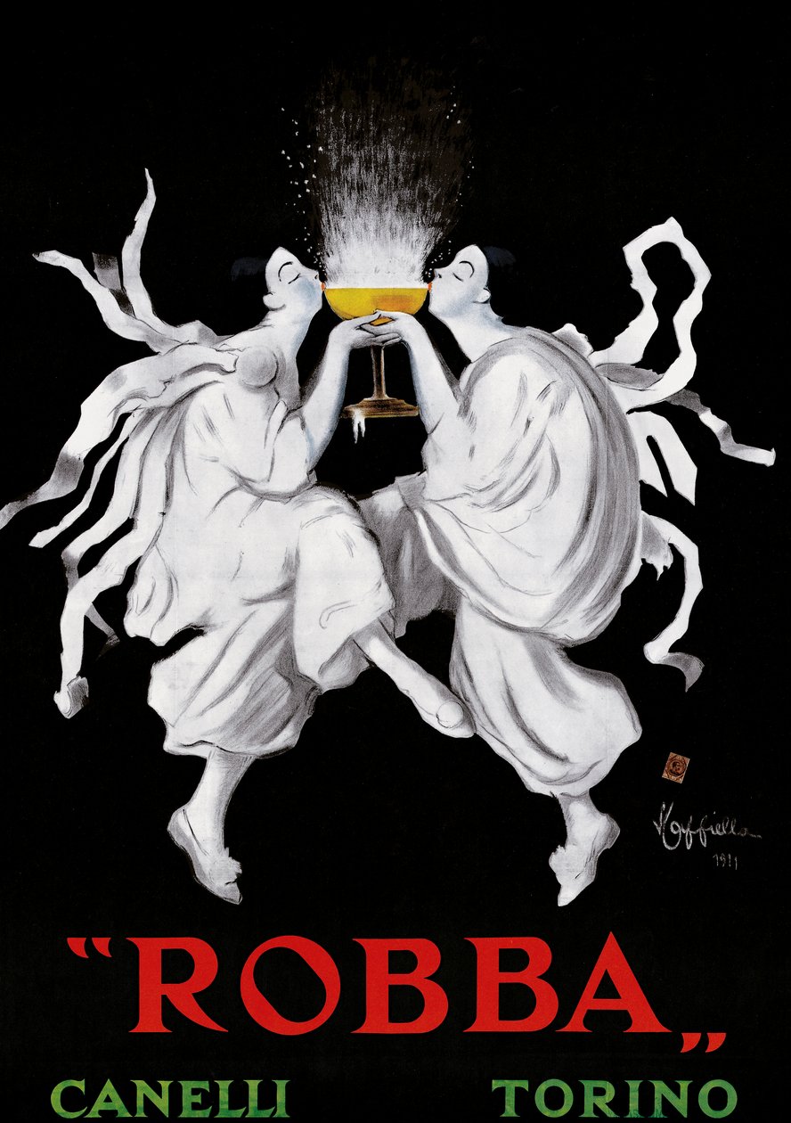 Plakat som reklamerer for musserende vin 