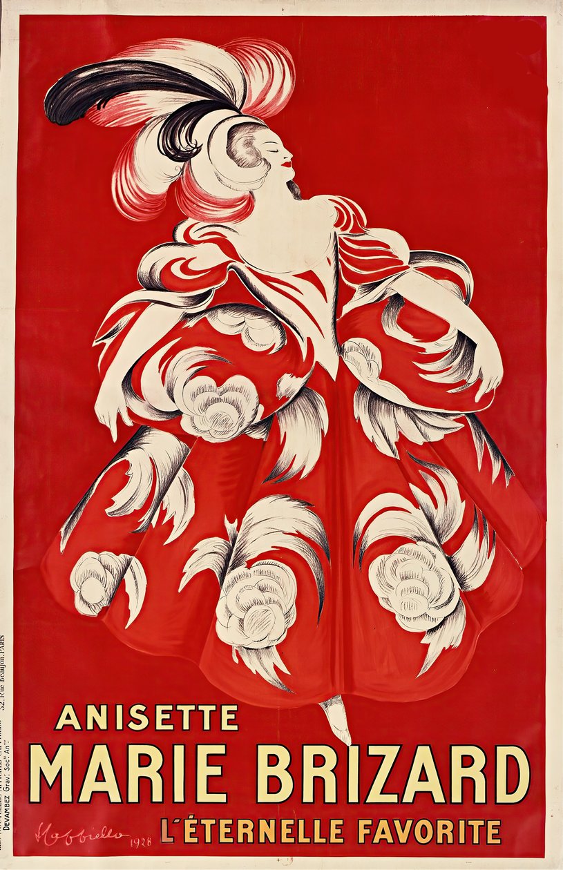 Anisette Marie Brizard, 1928. av Leonetto Cappiello