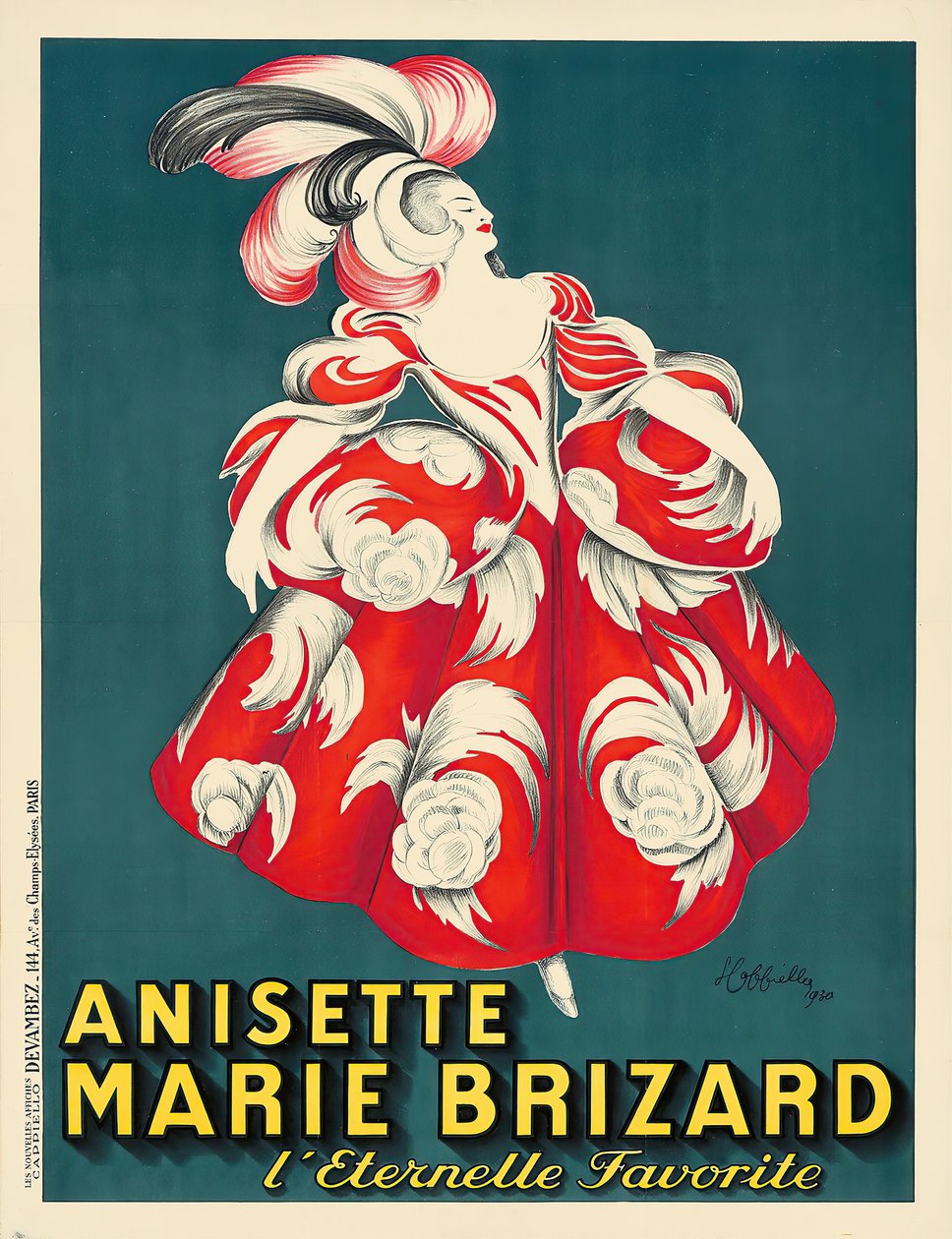 Anisette Marie Brizard, 1928. av Leonetto Cappiello
