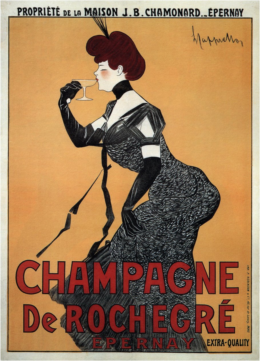 Rochegre Champagne (plakat) av Leonetto Cappiello