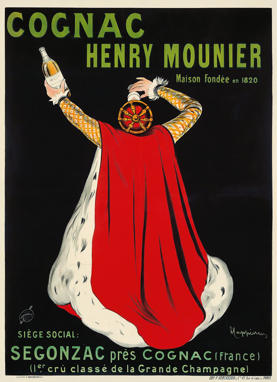 Henri Mounier Cognac, ca. 1910. av Leonetto Cappiello