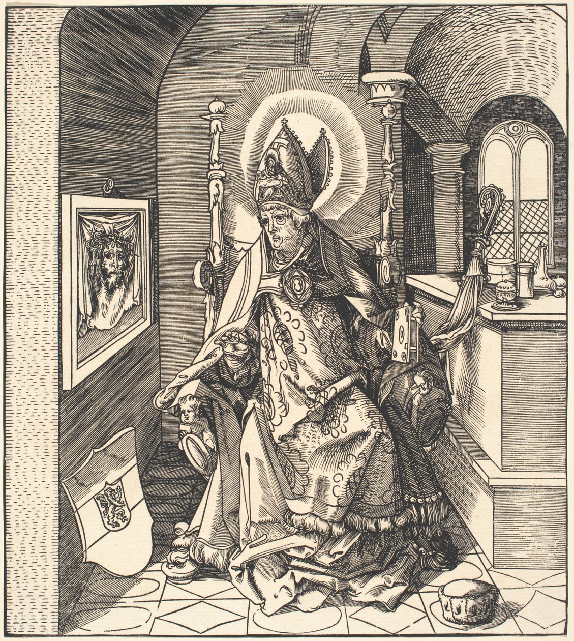 Sankt Remigius av Leonhard Beck