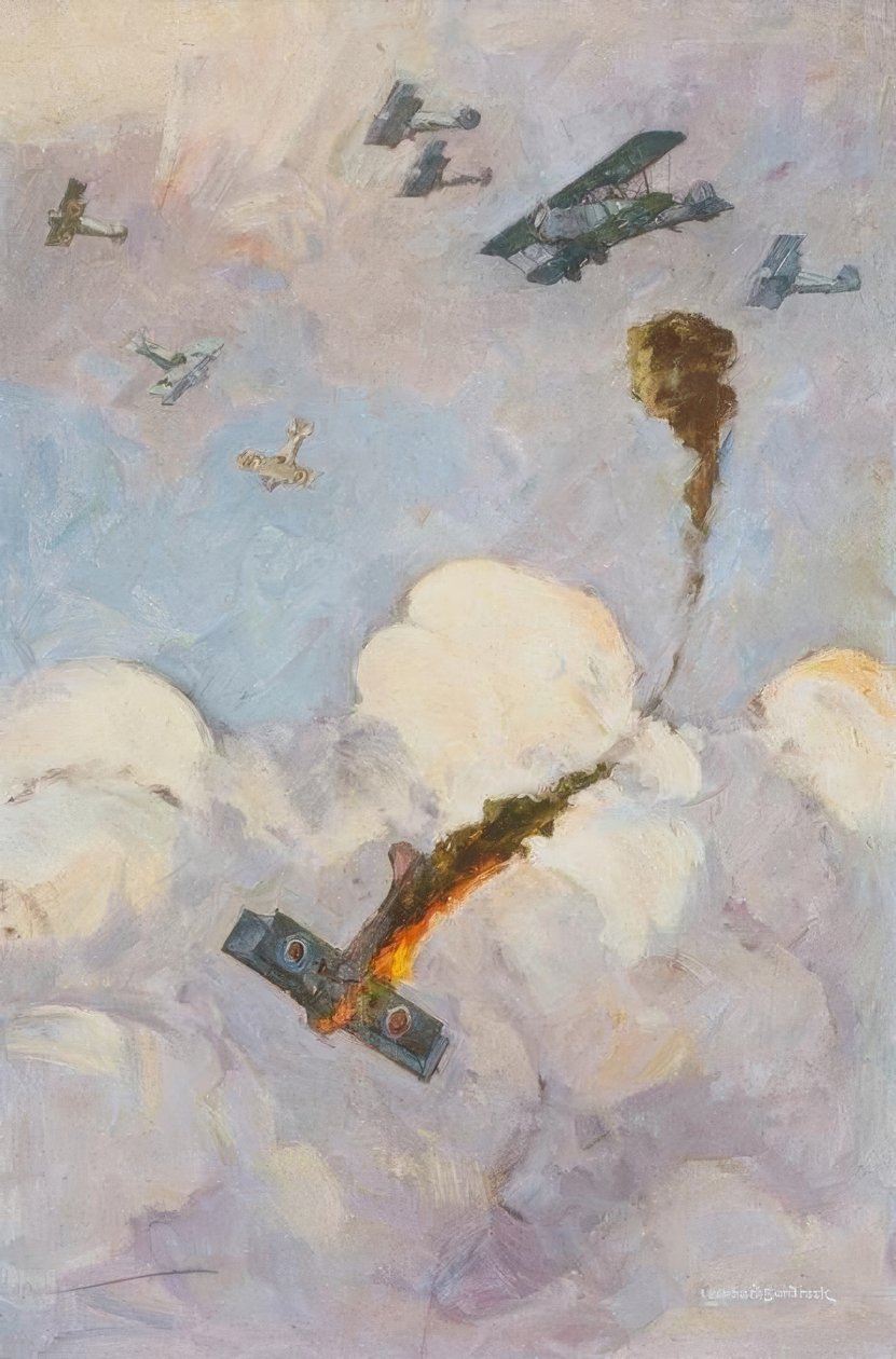 Luftkamp av Leonhard Sandrock