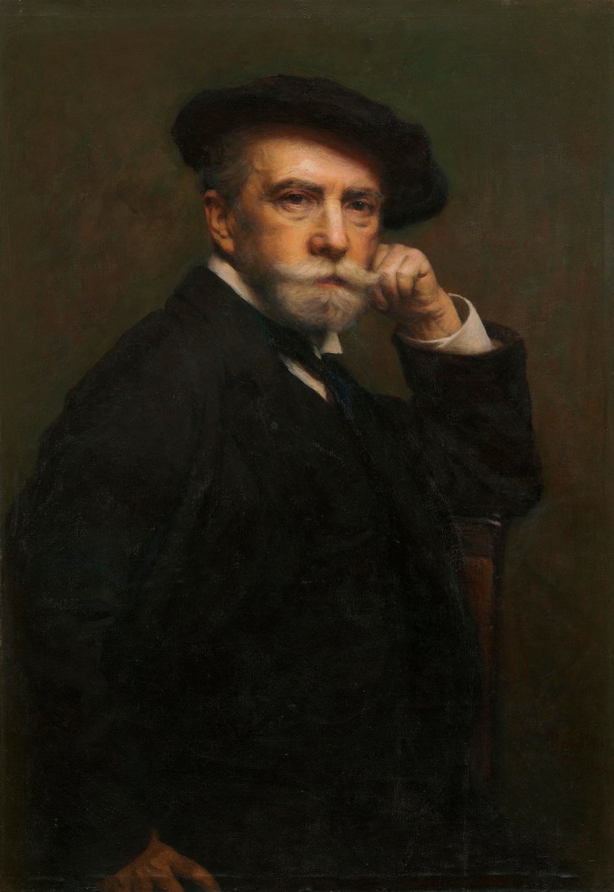 Selvportrett av Leopold Horovitz