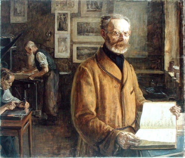 Friedrich Chrysander (1826-1901), 1901 av Leopold Karl Walter von Kalckreuth