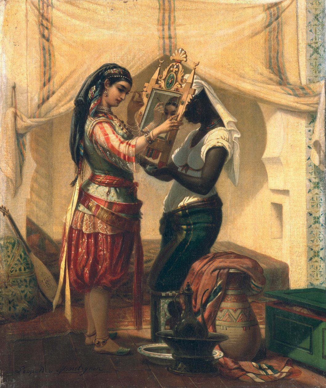 Odaliskens toalett av Leopold de Moulignon