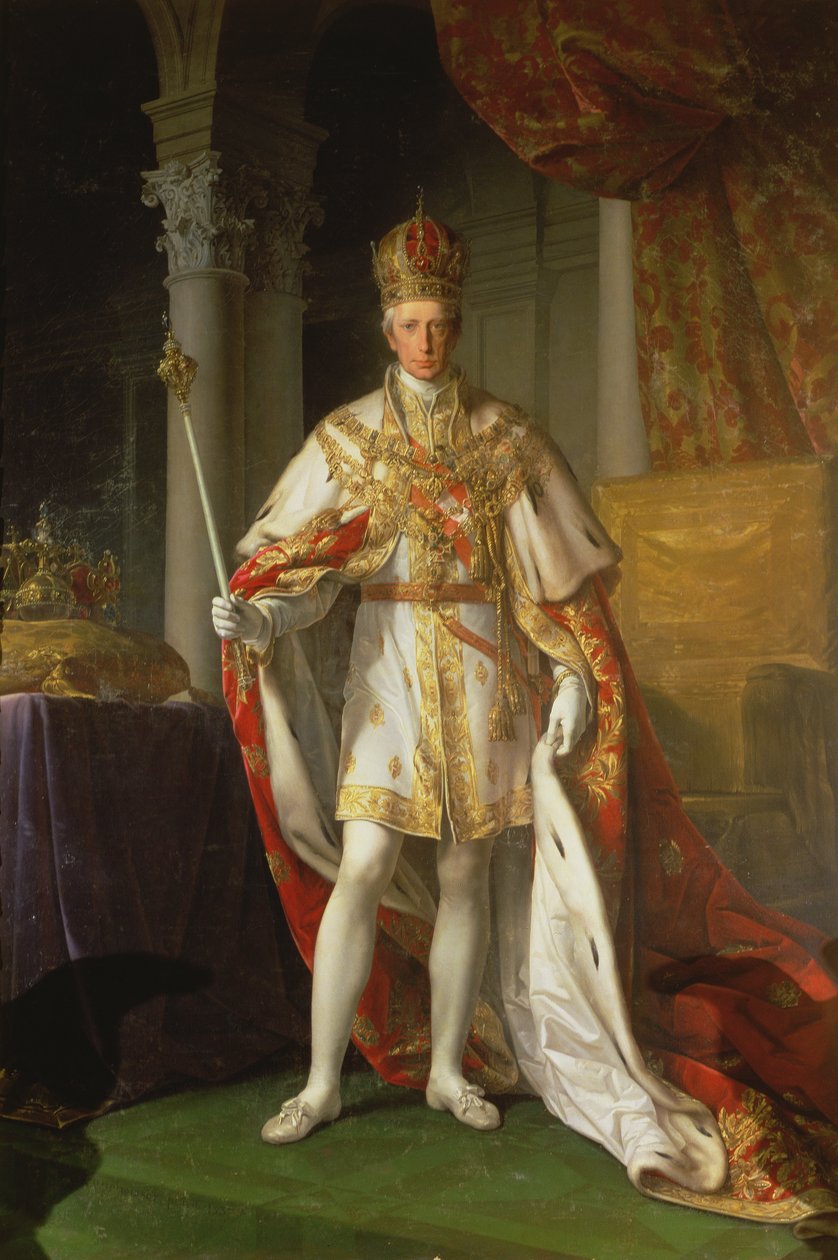Keiser Franz II av Østerrike (1768-1835) av Leopold Kupelwieser