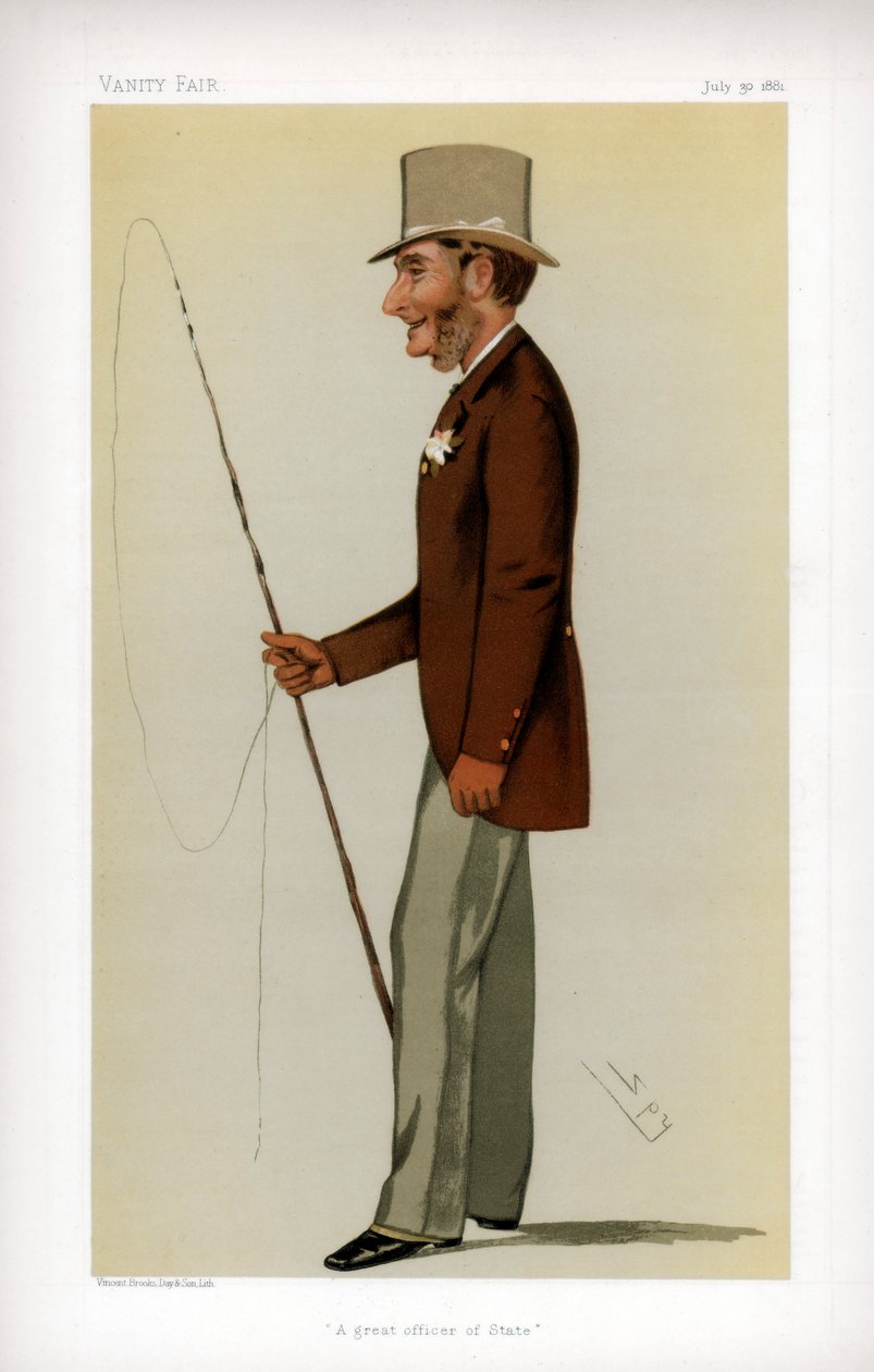 En stor statsoffiser, 1881 av Leslie Matthew Ward