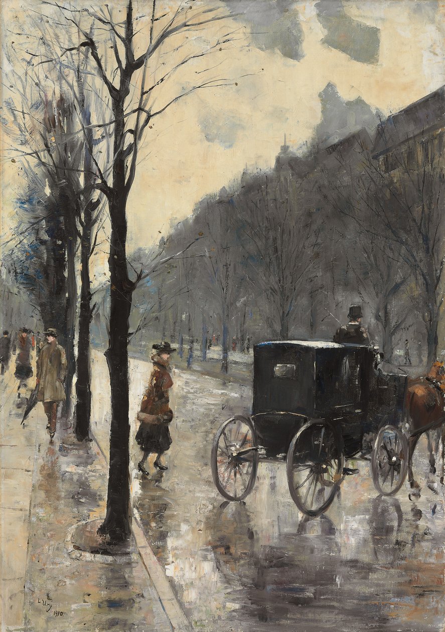Kurfurstendamm Boulevard, 1910 av Lesser Ury