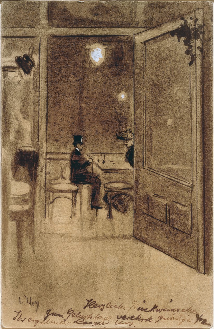 Kafé Bauer rom av Lesser Ury