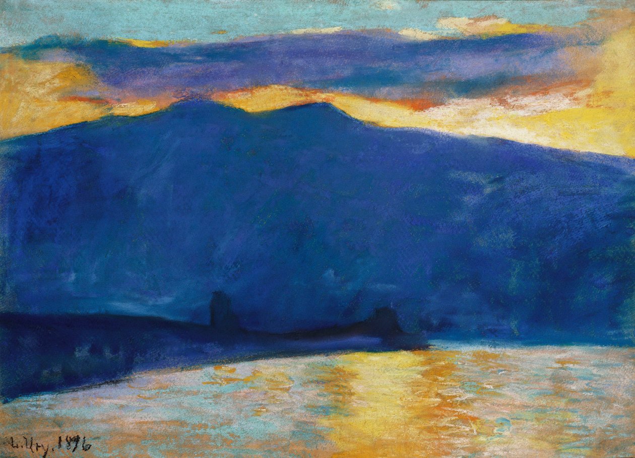 Soloppgang, 1896 av Lesser Ury