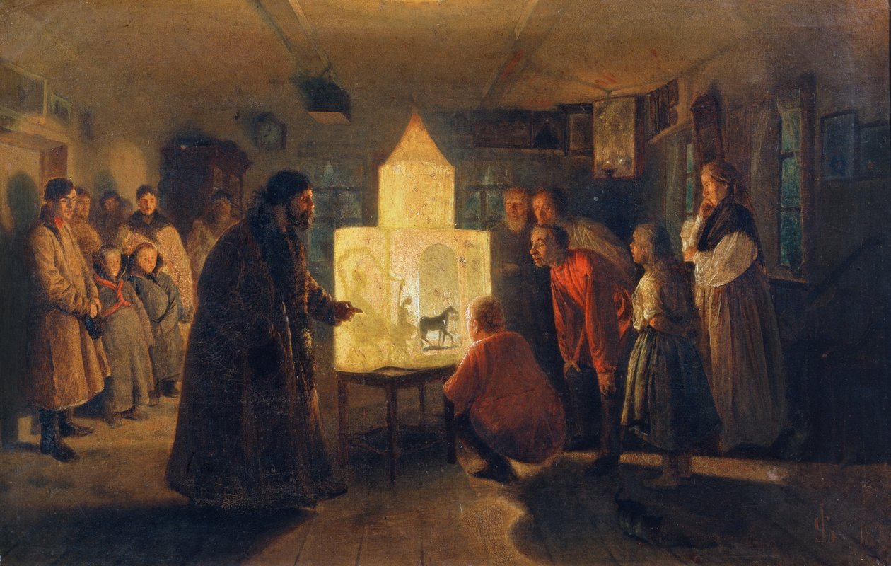 Den magiske lykten, 1876 av Lev Grigoryevich Solovyev