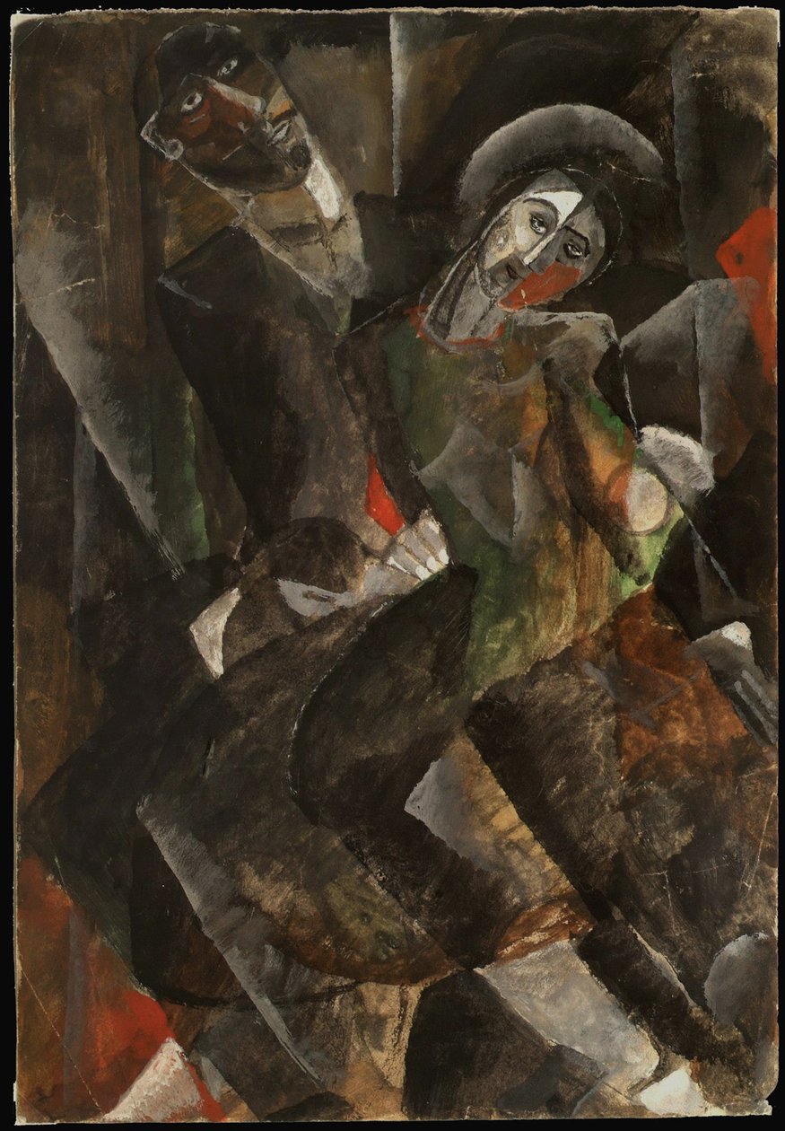 På knærne, 1920-tallet. av Lev Solomonovich Galperin