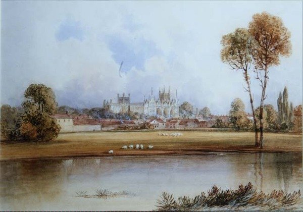 Peterborough katedral av Lewis Henry Shepherd
