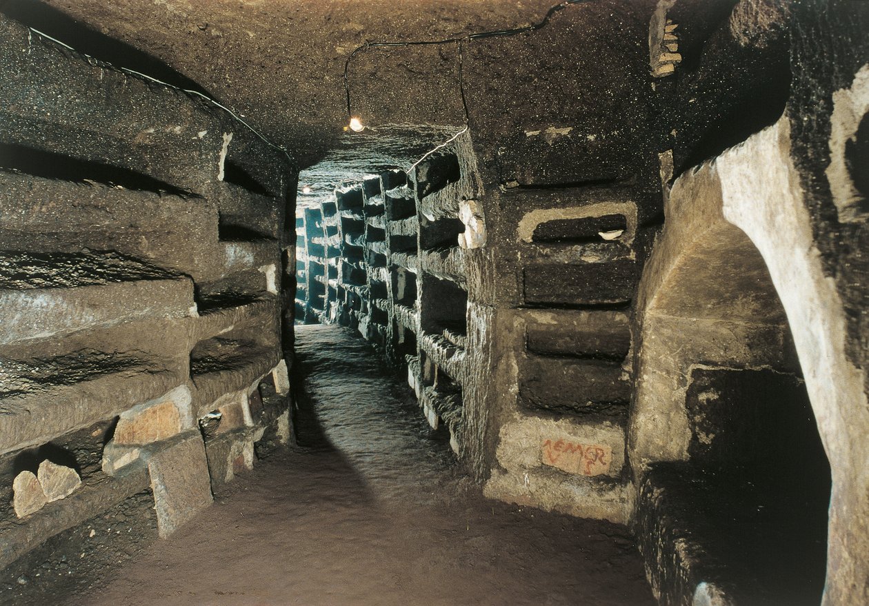 Galleri med Loculus Tombs (bilde) av Unbekannt Unbekannt