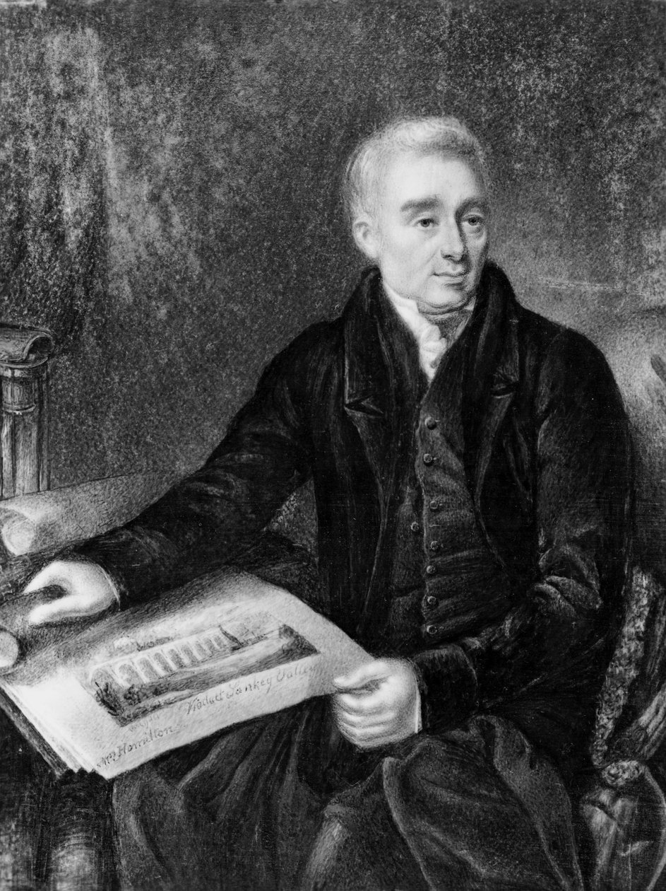 George Stephenson, jernbaneingeniør av Unbekannt Unbekannt