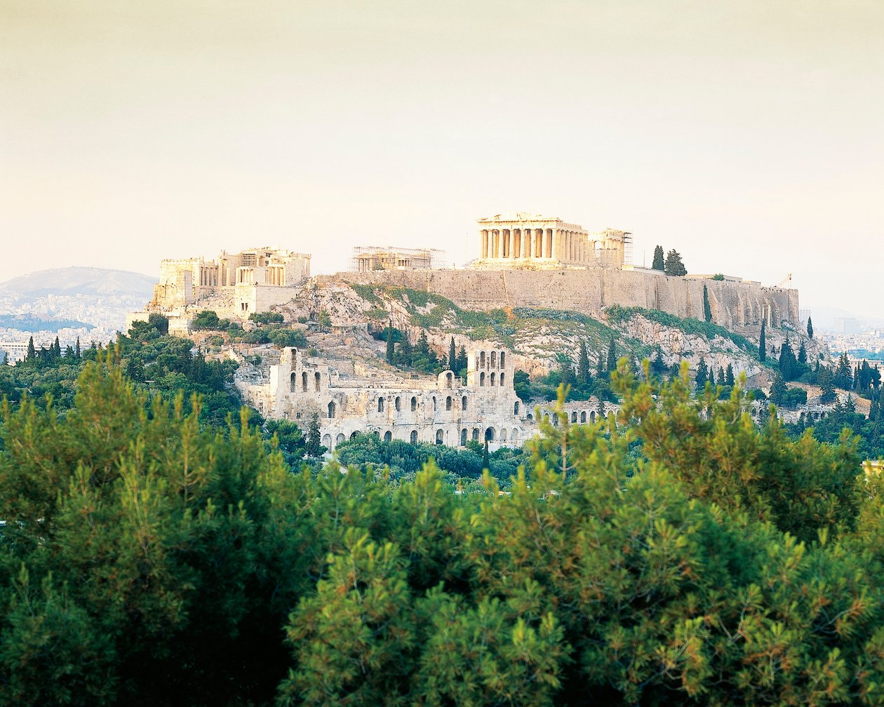 Hellas, Attika, Akropolis i Athen Parthenon av Unbekannt Unbekannt
