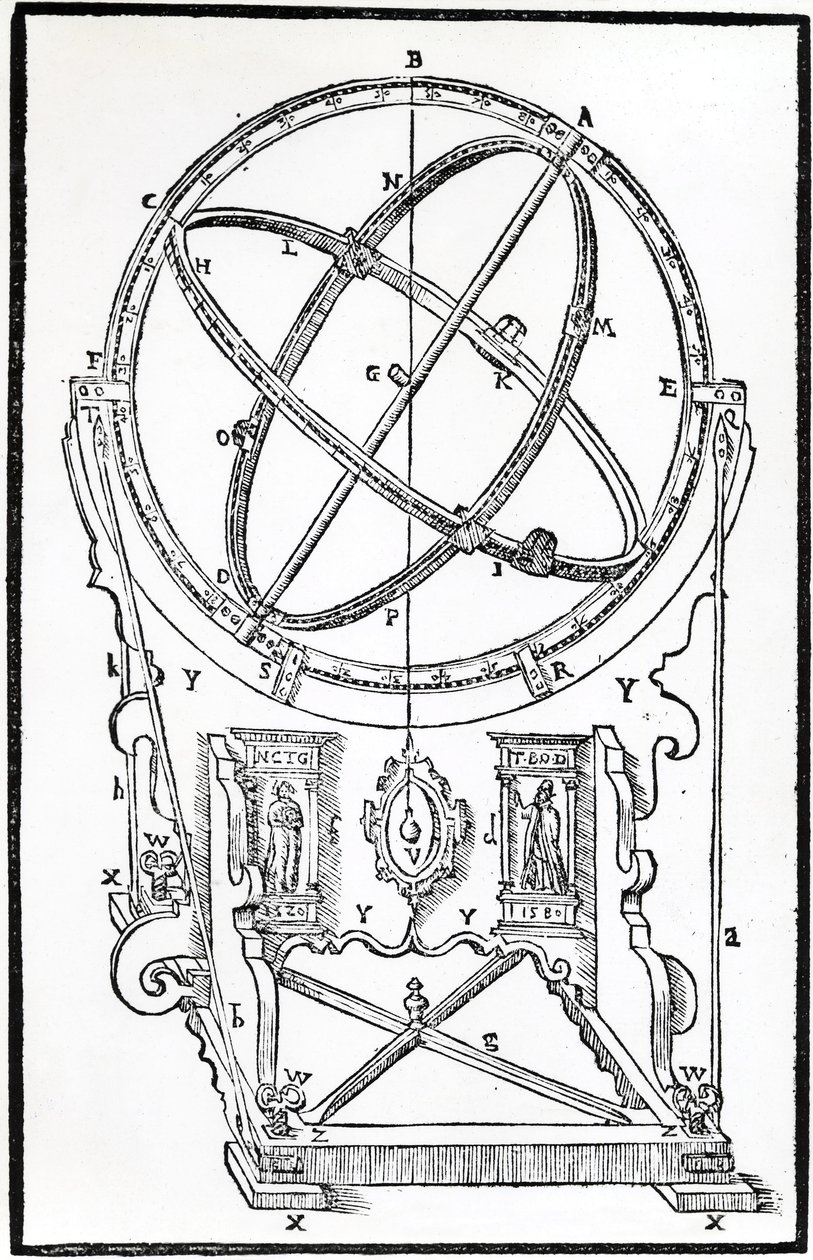 Tycho Brahes Armillary Ekvatorial av Unbekannt Unbekannt