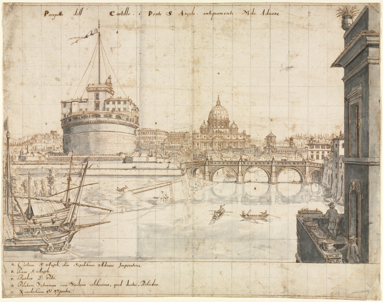 Atten utsikt over Roma: Castel Sant