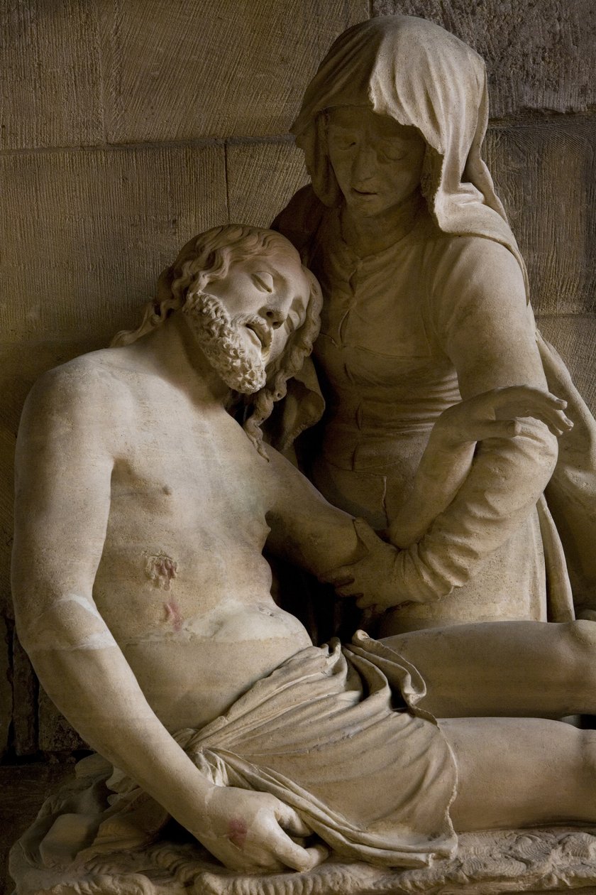 Pieta, detalj av Ligier Richier
