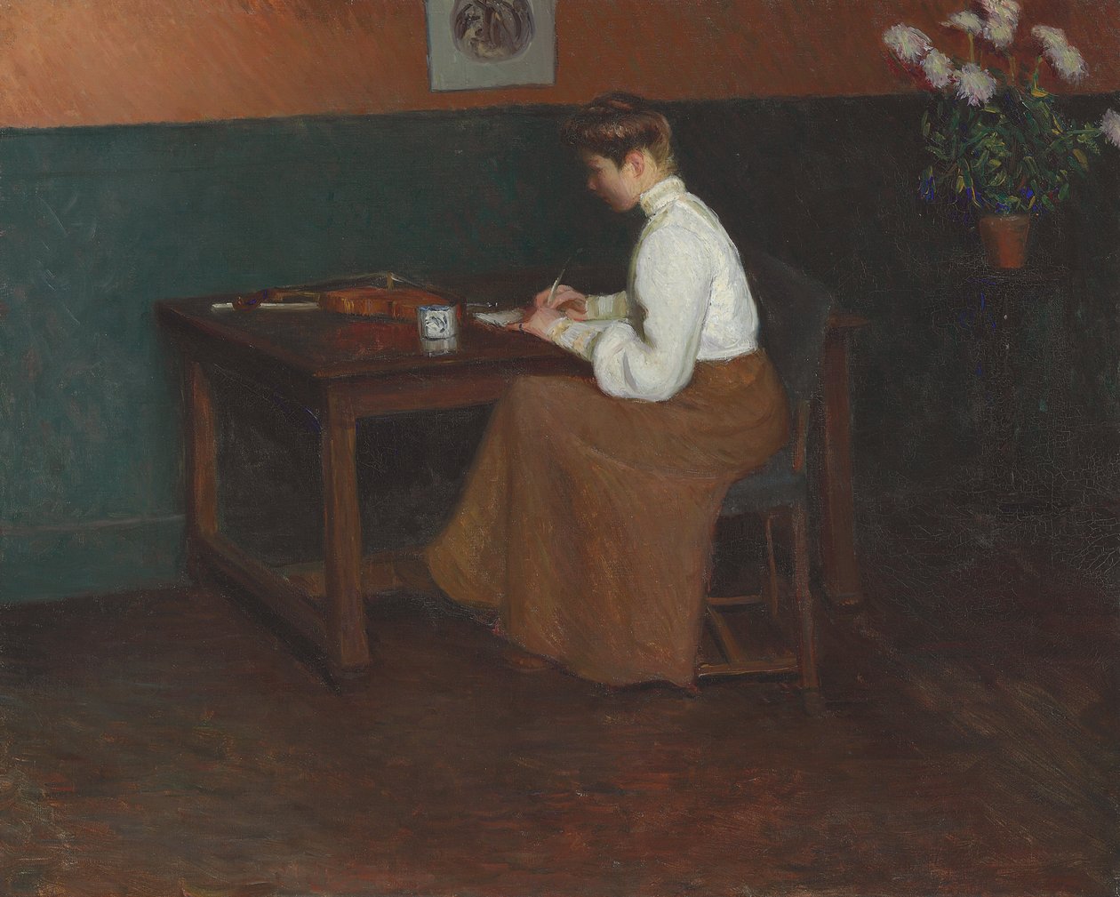 I studio (olje på lerret) av Lilla Cabot Perry