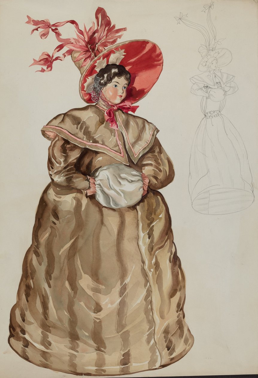 Dukke, c. 1936. av Lillian Causey