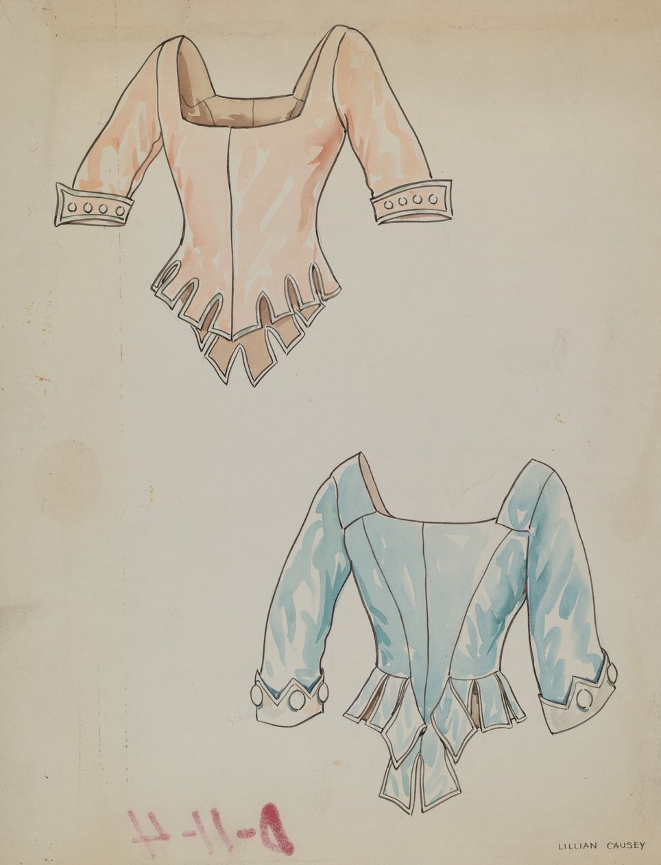 Satin Bodice, ca. 1938. av Lillian Causey