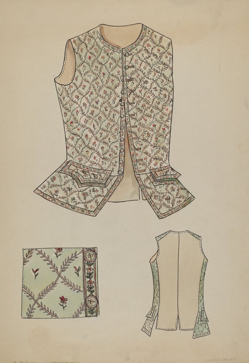 Vest, 19351942. av Lillian Causey