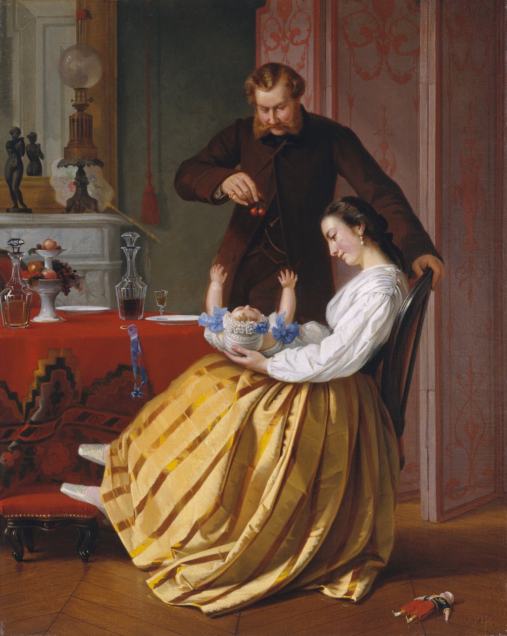 Samtalestykke, ca. 1851-52. av Lilly Martin Spencer