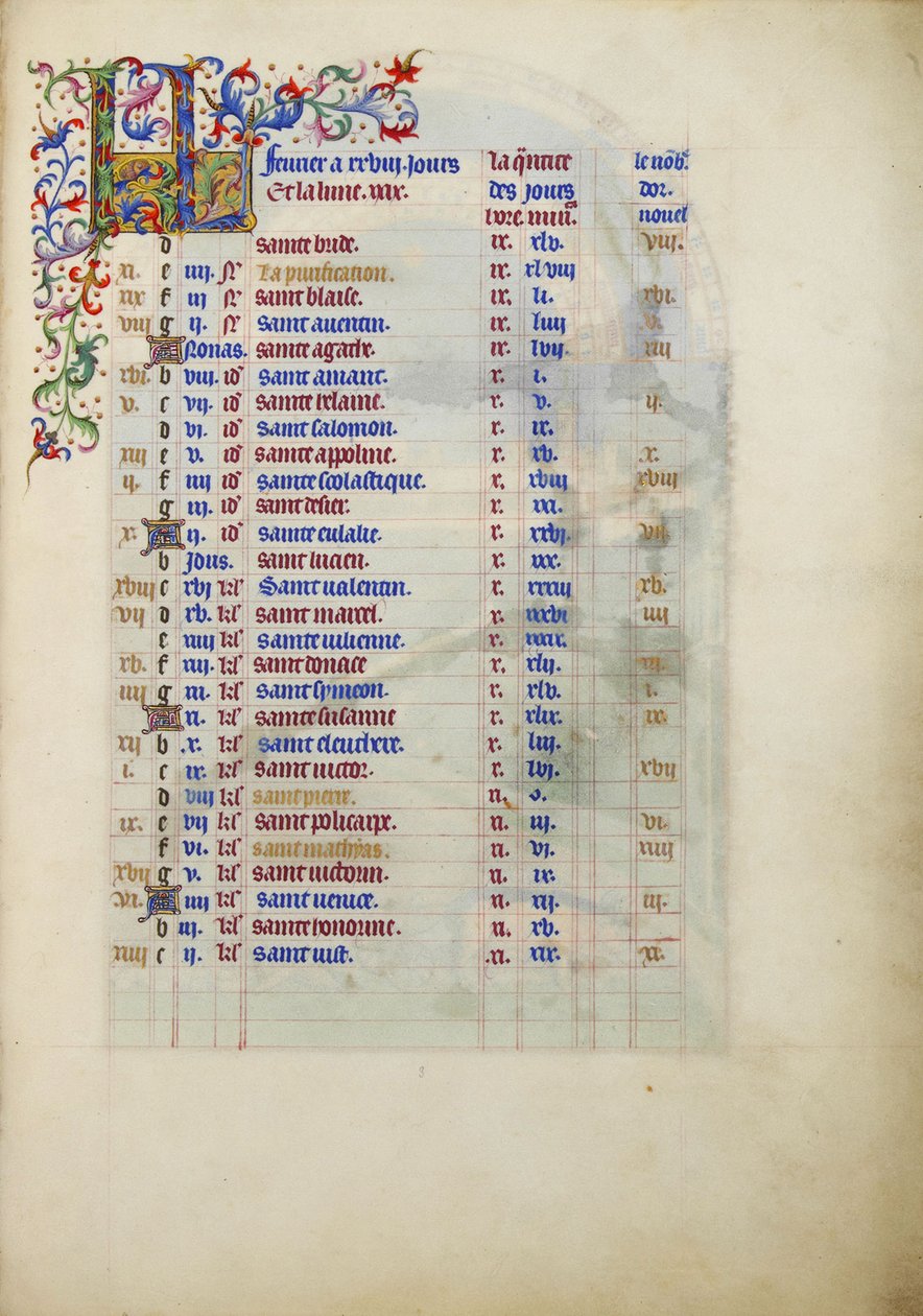 Très Riches Heures du Duc de Berry av Limbourg Brothers