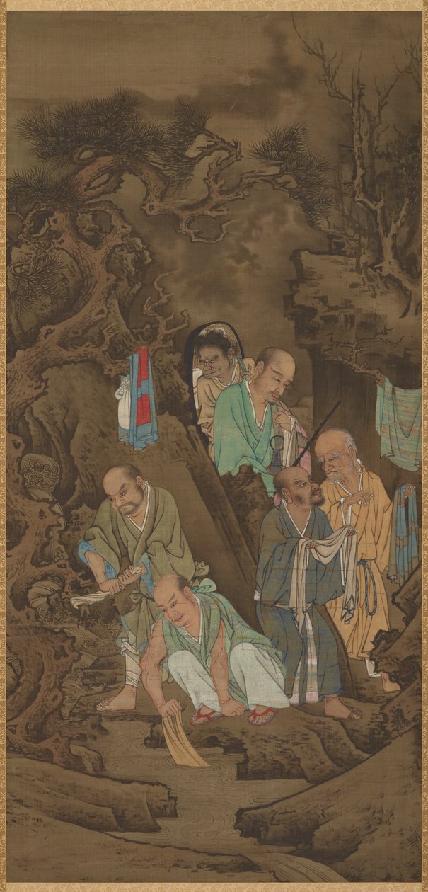luo med hvitvasking, 1178. av Lin Tinggui