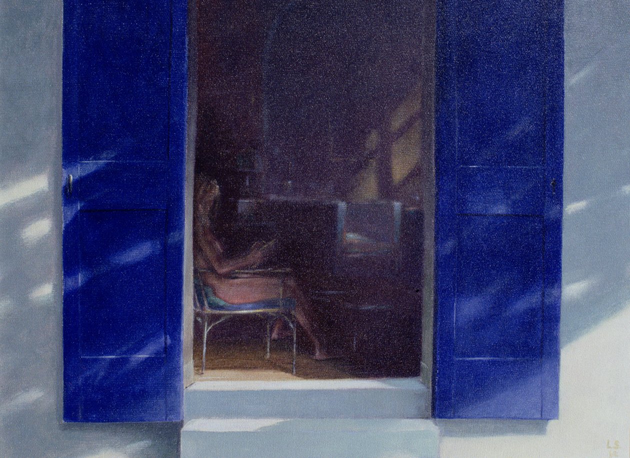 Blue Shutters, 1985 av Lincoln Seligman