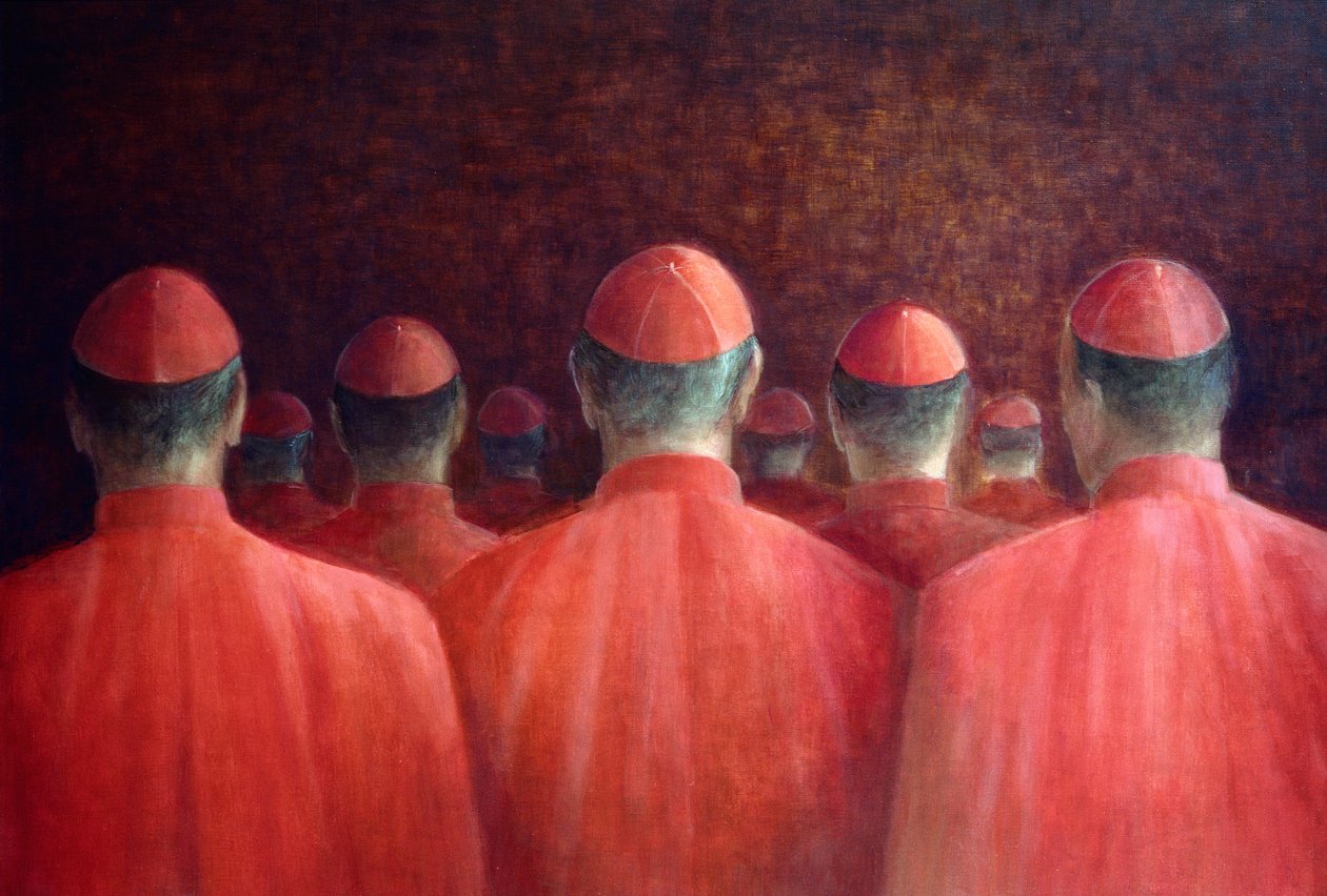 Cardinals, 2005 (akryl) av Lincoln Seligman