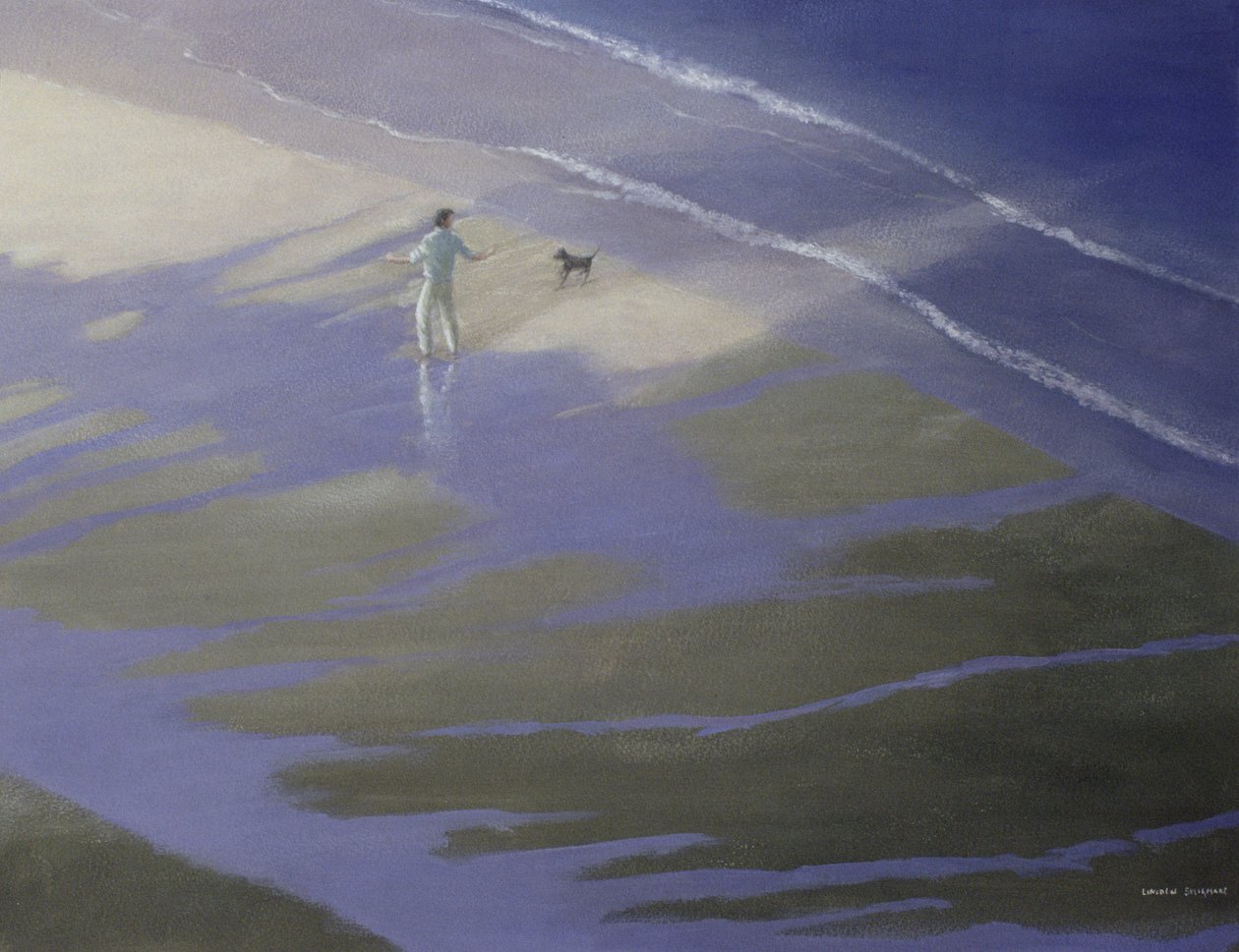Dog Walk, 1985 av Lincoln Seligman