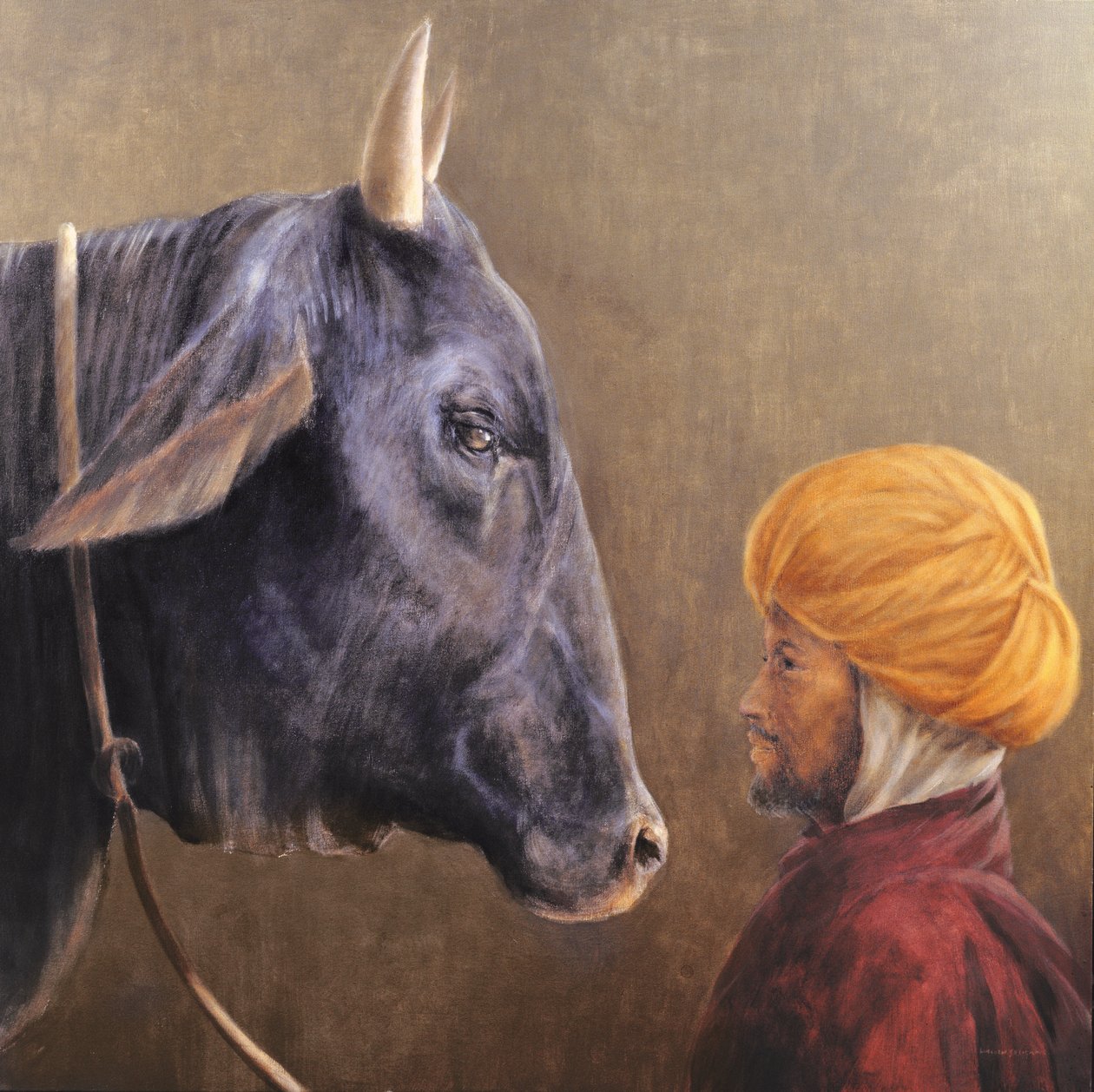 Man og Bull av Lincoln Seligman