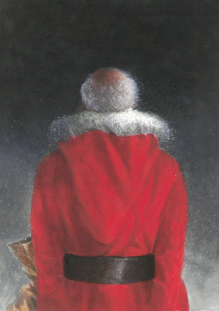 Mann i rød frakk (sett bakfra), 2004 av Lincoln Seligman