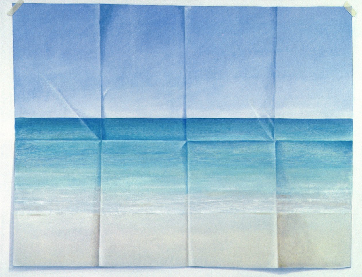 Seascape, 1984 (akryl på lerret) av Lincoln Seligman